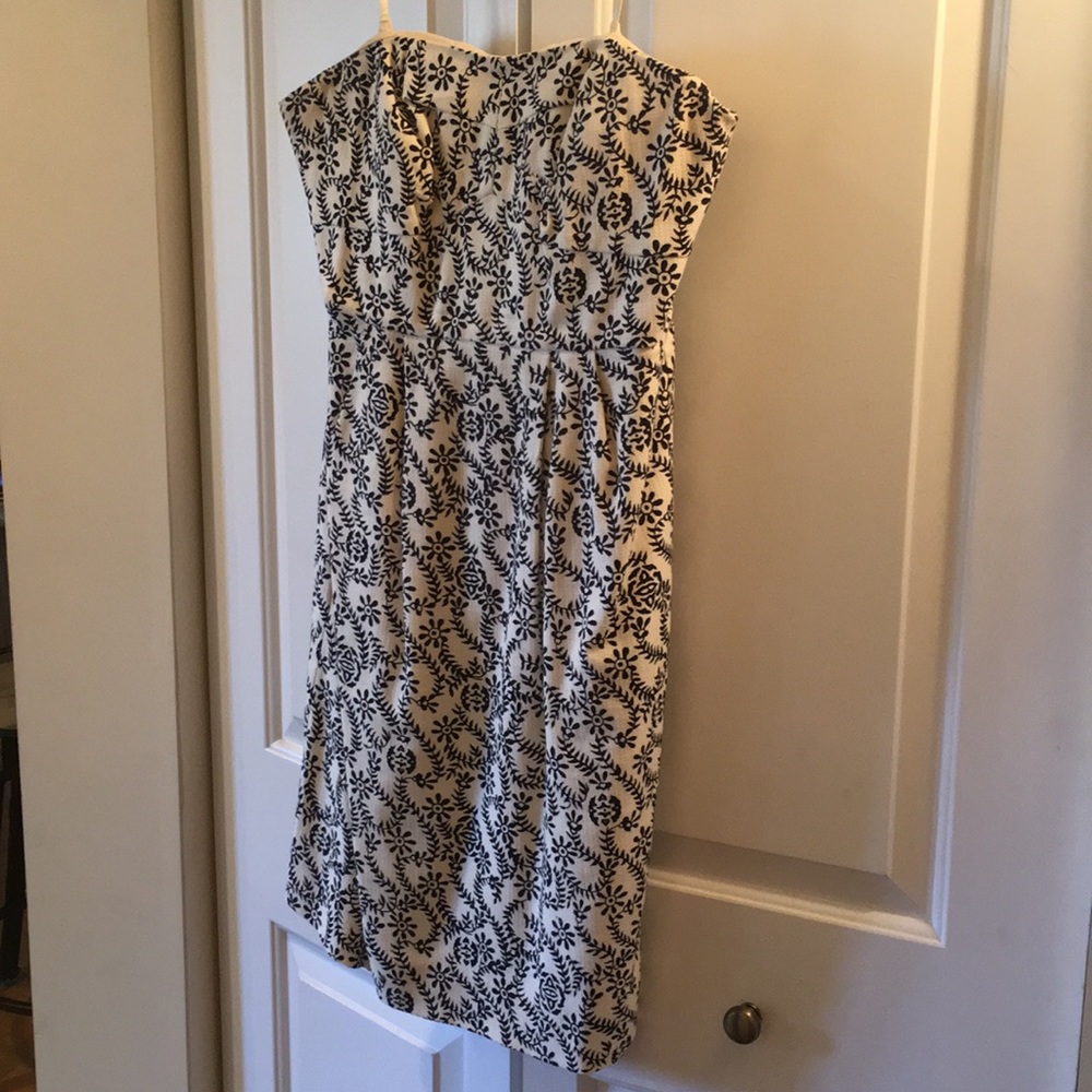 J crew strapless cotton dress, size 8